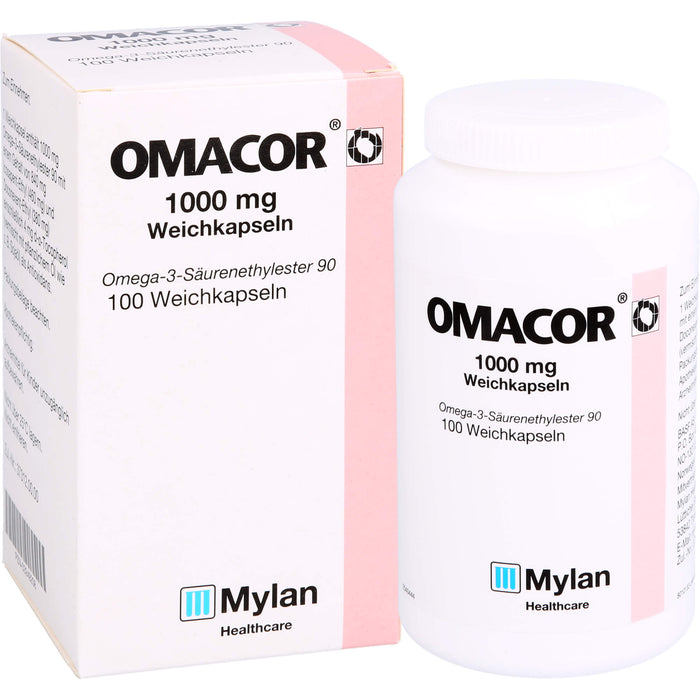 Omacor , 1000 mg Weichkapseln, 100 St. Kapseln