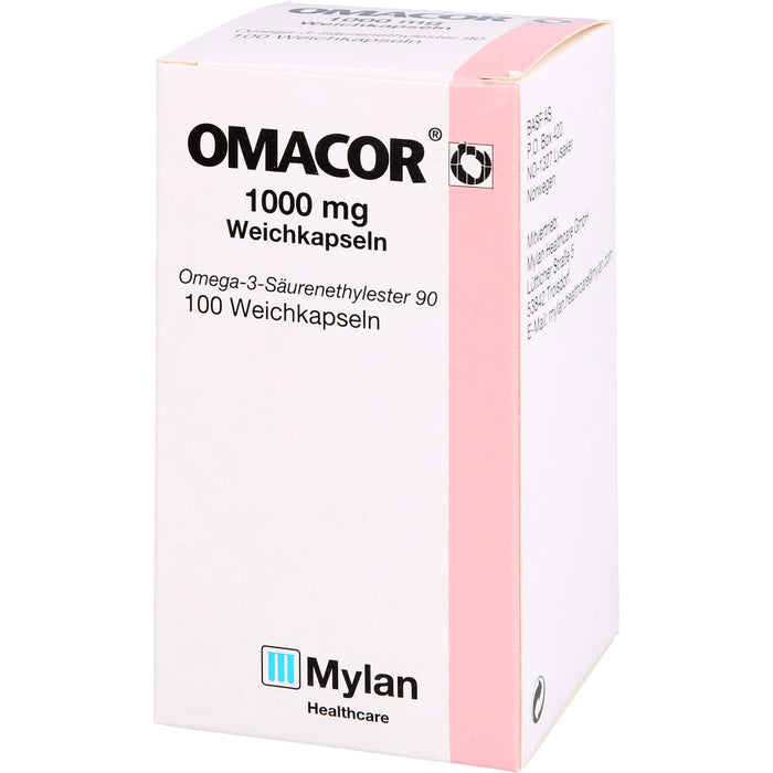 Omacor , 1000 mg Weichkapseln, 100 St. Kapseln