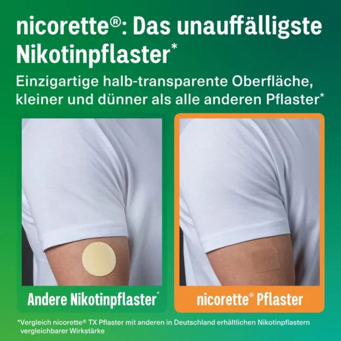 nicorette TX Pflaster 15 mg zur Raucherentwöhnung, 14 St. Pflaster