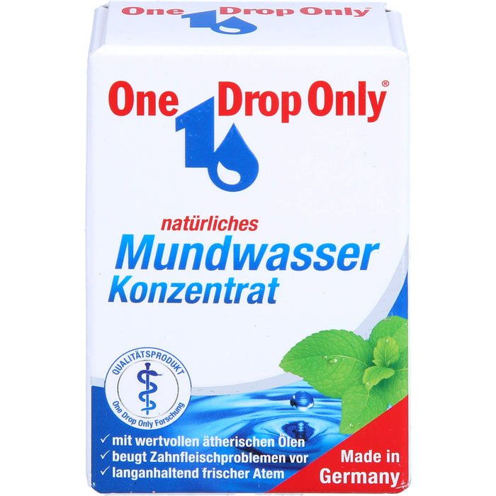 One Drop Only natürliches Mundwasser Konzentrat, 10 ml MUW