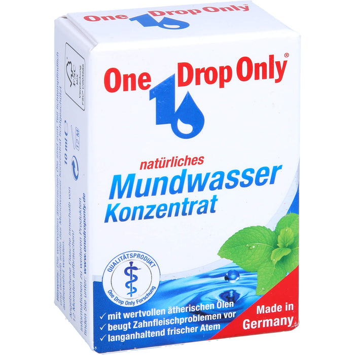One Drop Only natürliches Mundwasser Konzentrat, 10 ml MUW