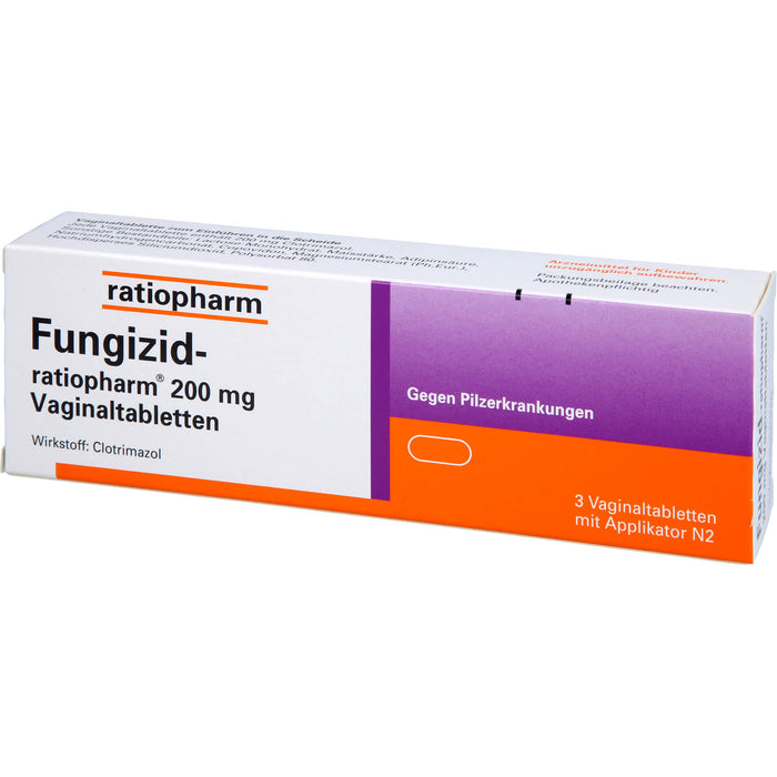 Fungizid-ratiopharm® 200 mg Vaginaltabletten, 3 St. Tabletten