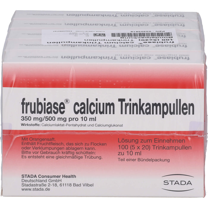 frubiase® calcium Trinkampullen, 100 St. Ampullen