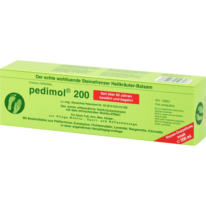 Pedimol 200 Heilkräuterbalsam, 200 ml Creme