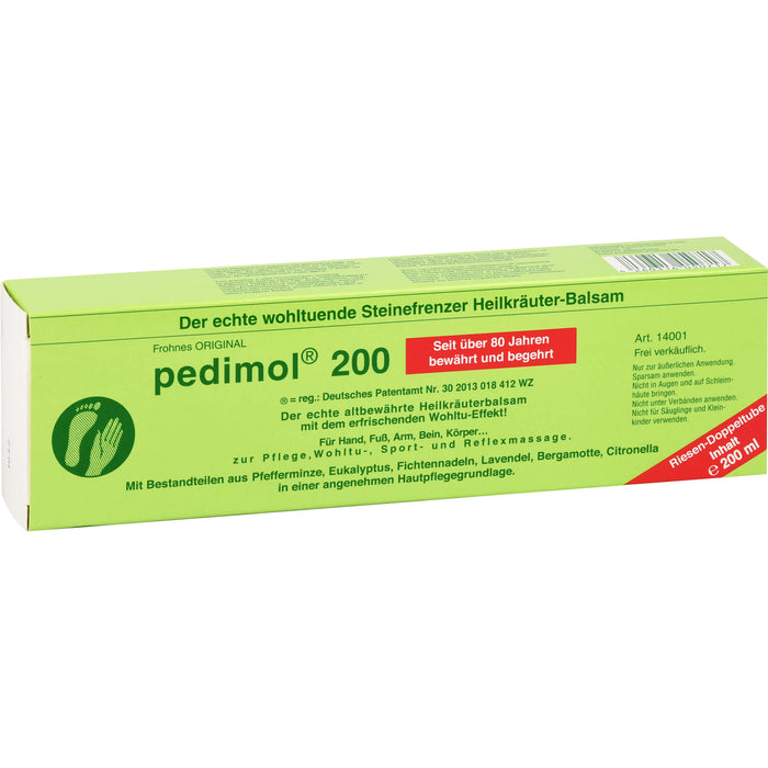 Pedimol 200 Heilkräuterbalsam, 200 ml Creme