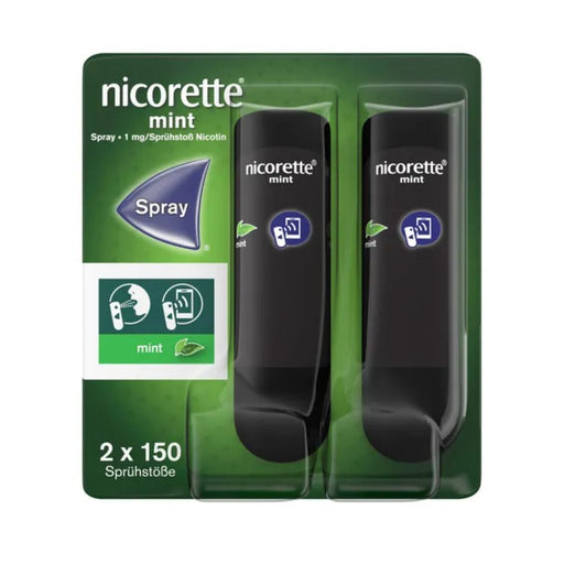 nicorette Mint Spray 1 mg/Sprühstoß, 2 St. Spray