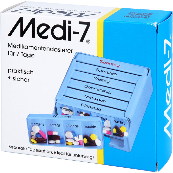 Medi-7 blau, 1 St. Behältnis