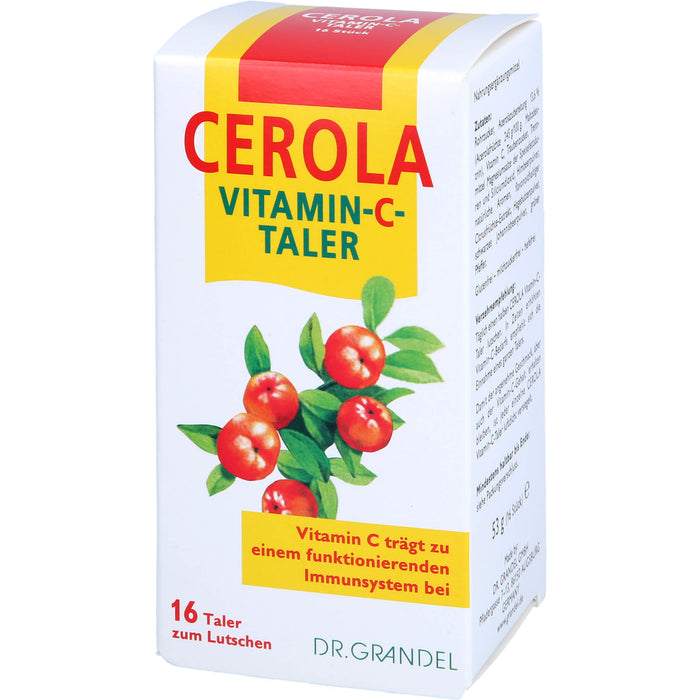 DR. GRANDEL CEROLA Vitamin-C-Taler, 16 St. Tabletten