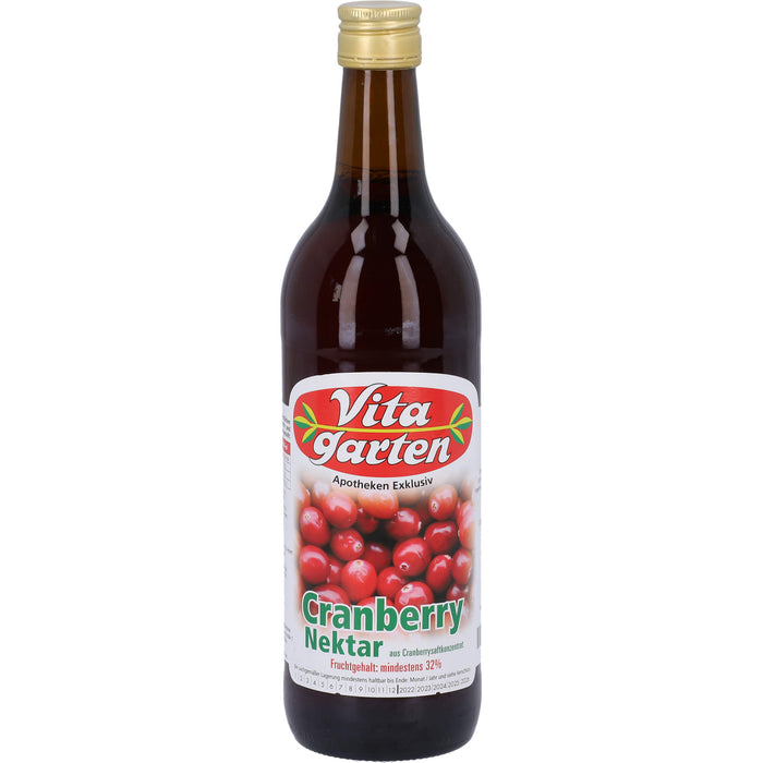 Vitagarten Cranberry Nektar Lösung, 750 ml Lösung