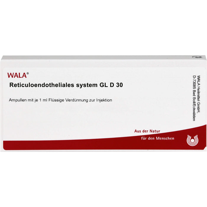 Reticuloendotheliales System Gl D30 Wala Ampullen, 10 St. Ampullen