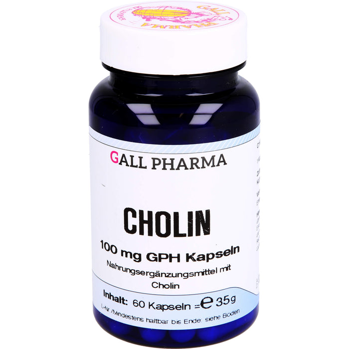 GALL PHARMA Cholin 100 mg GPH Kapseln, 60 St. Kapseln