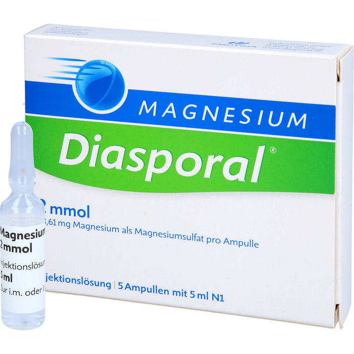 Magnesium-Diasporal 2mmol Injektionslösung, 5 St. Ampullen