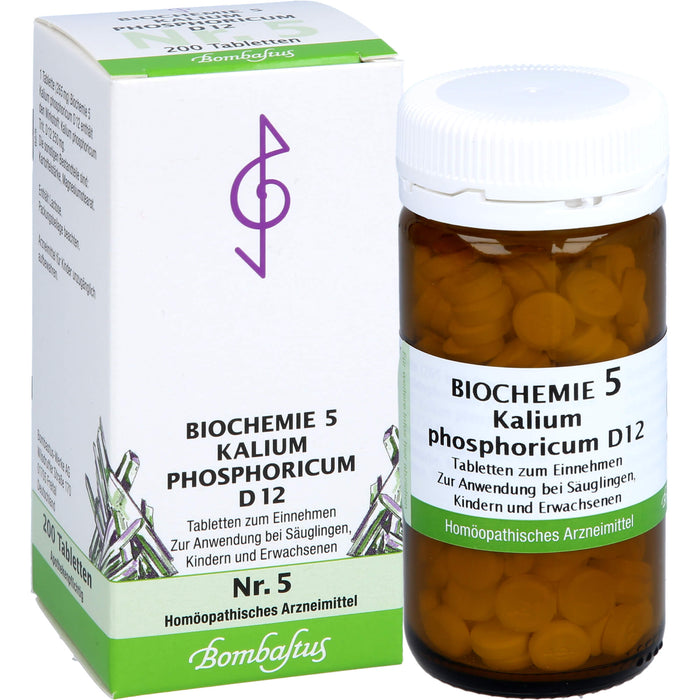 Biochemie 5 Kalium phosphoricum Bombastus D12 Tbl., 200 St TAB