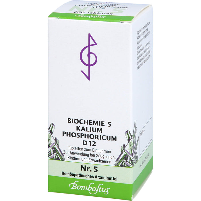 Biochemie 5 Kalium phosphoricum Bombastus D12 Tbl., 200 St TAB