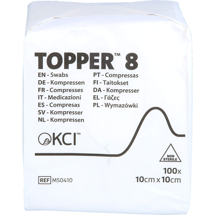 TOPPER 8 UNST 10 X 10 cm 50410, 100 St. Kompressen