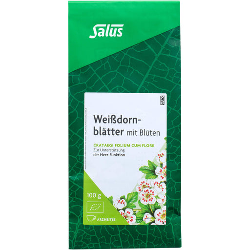 Salus Weißdornblätter mit Blüten zur Unterstützung der Herz-Funktion, 100 g Tee