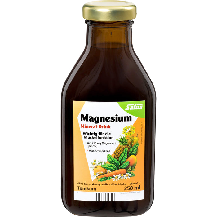 Salus Magnesium Mineral-Drink wichtig für die Muskelfunktion, 250 ml Lösung