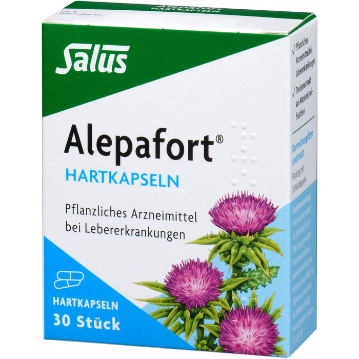 Salus Alepafort Hartkapseln bei Lebererkrankungen, 30 St. Kapseln
