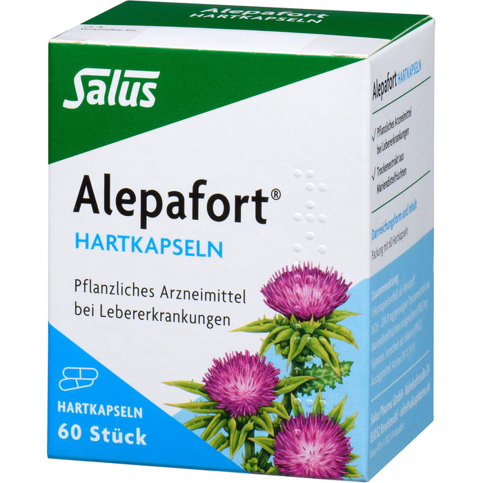 Salus Alepafort 108,2 mg Hartkapseln bei Lebererkrankungen, 60 St. Kapseln