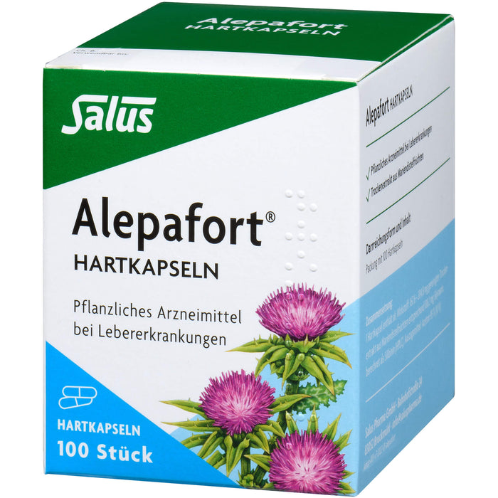 Salus Alepafort Kapseln bei Lebererkrankungen, 100 St. Kapseln