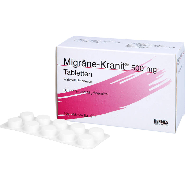 Migräne-Kranit  500 mg Tabletten, 100 St. Tabletten