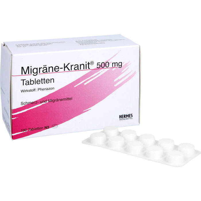 Migräne-Kranit  500 mg Tabletten, 100 St. Tabletten
