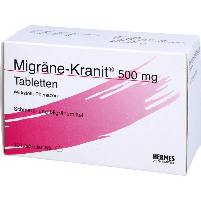Migräne-Kranit  500 mg Tabletten, 100 St. Tabletten