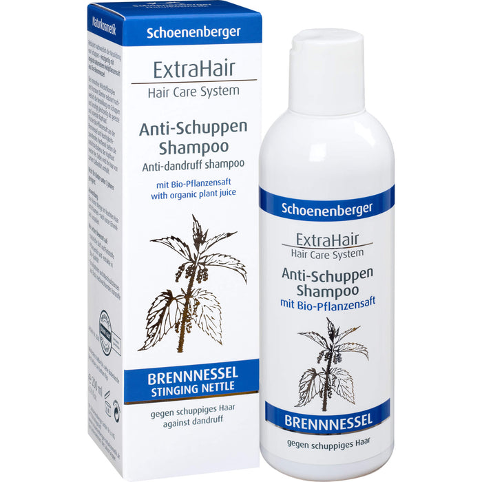 Schoenenberger Naturkosmetik ExtraHair Hair Care System Anti-Schuppen Shampoo, 200 ml Shampoo