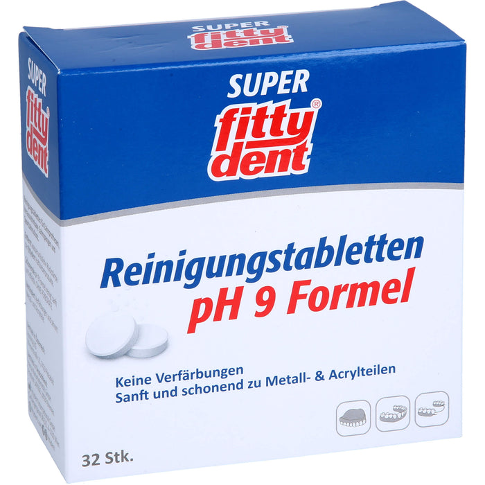 FITTYDENT SUPER REINIGUNGS, 32 St. Tabletten