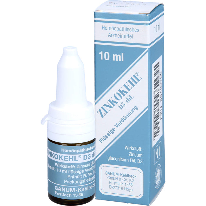 Zinkokehl D3 Tropf., 10 ml TRO