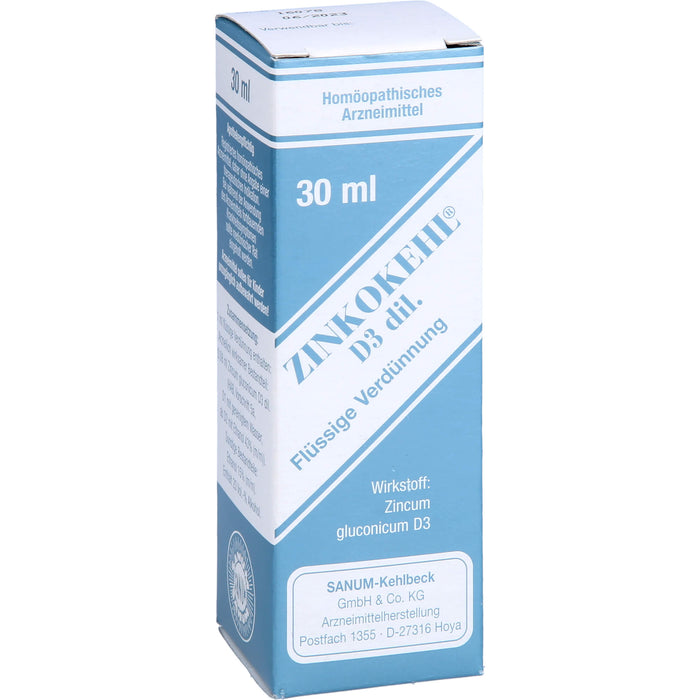 SANUM-KEHLBECK Zinkokehl D3 flüssige Verdünnung, 30 ml Lösung