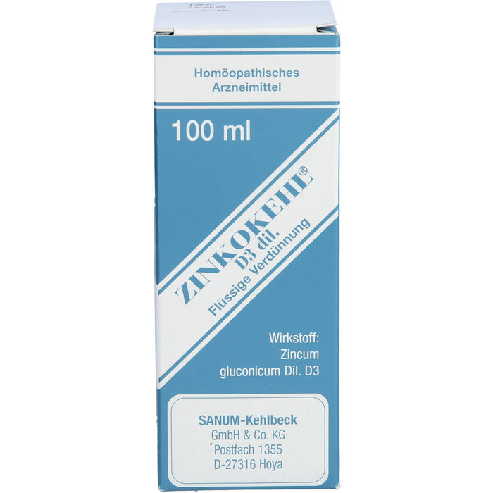 SANUM-KEHLBECK Zinkokehl D3 flüssige Verdünnung, 100 ml Lösung