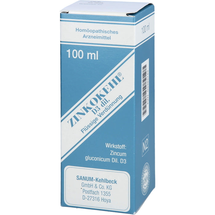 SANUM-KEHLBECK Zinkokehl D3 flüssige Verdünnung, 100 ml Lösung