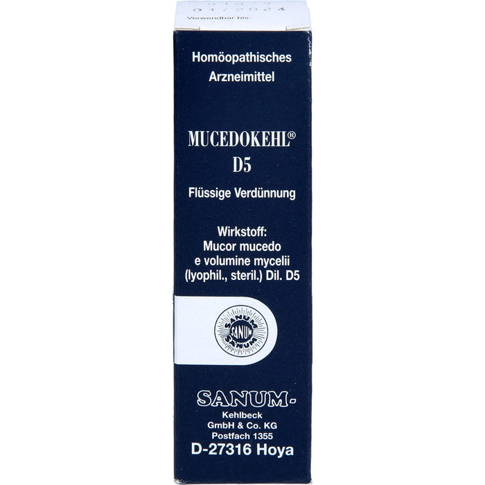SANUM-KEHLBECK Mucedokehl D5 flüssige Verdünnung, 10 ml Lösung