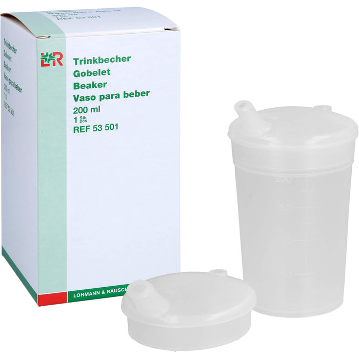 TRINKBECHER M 2 DECKELN, 1 St