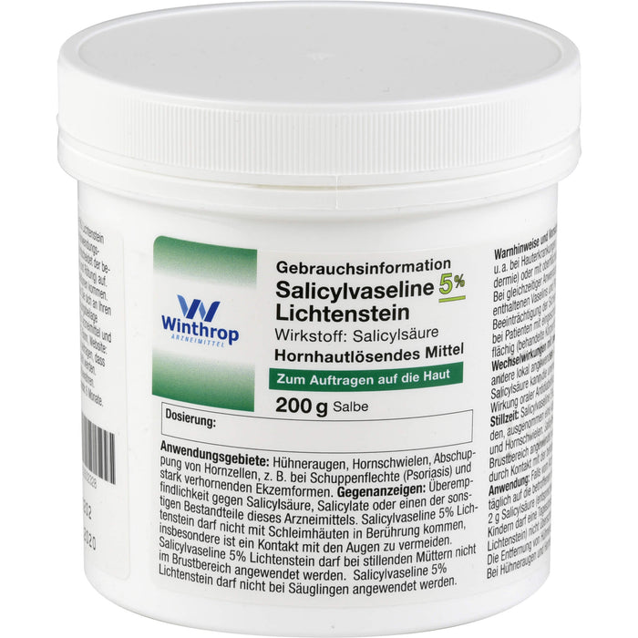 Salicylvaseline 5 % Lichtenstein, Salbe, 200 g SAL