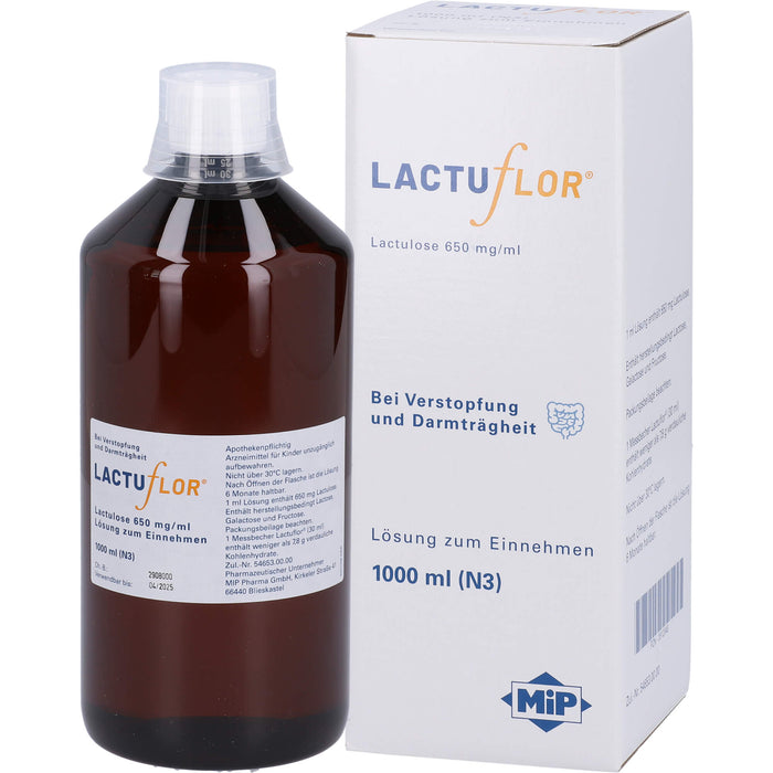 Lactuflor®, Lactulose 650 mg/ml, Lösung zum Einnehmen, 1000 ml LSE