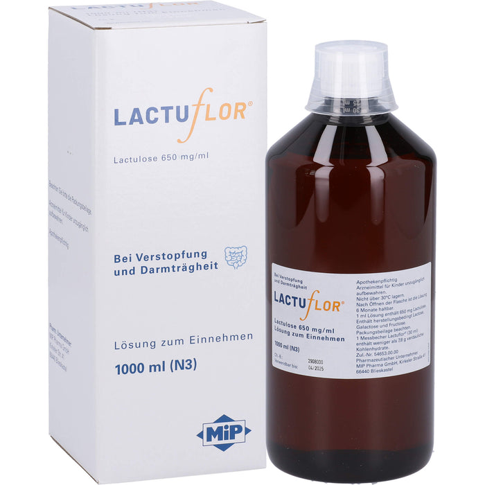 Lactuflor Sirup, 1000 ml Lösung