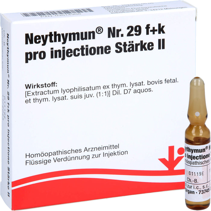 NeyThymun Nr. 29 f+k pro injectione Stärke II flüssige Verdünnung, 5 ml Lösung
