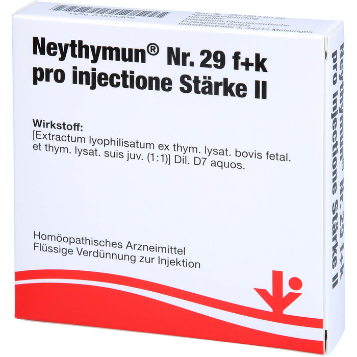 NeyThymun Nr. 29 f+k pro injectione Stärke II flüssige Verdünnung, 5 ml Lösung