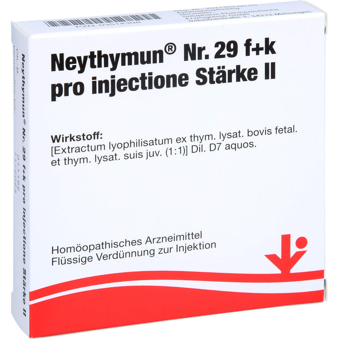 NeyThymun Nr. 29 f+k pro injectione Stärke II flüssige Verdünnung, 5 ml Lösung