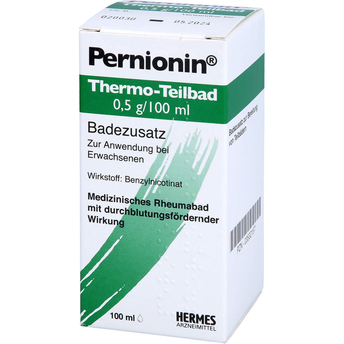 Pernionin Thermo-Teilbad medizinisches Rheumabad mit durchblutungsfördernder Wirkung, 100 ml Lösung