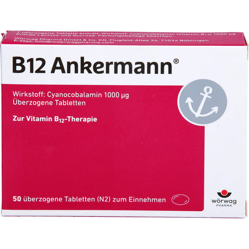 B12 Ankermann Tabletten, 50 St. Tabletten