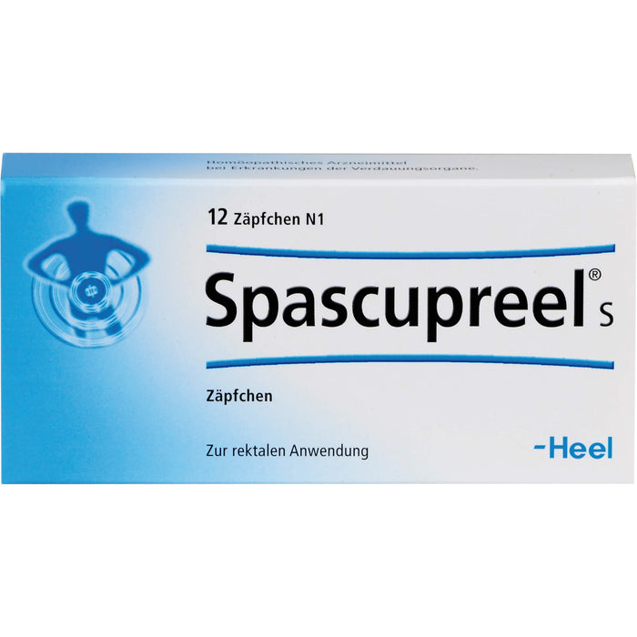 Spascupreel® S Zäpfchen, 12 St. Zäpfchen