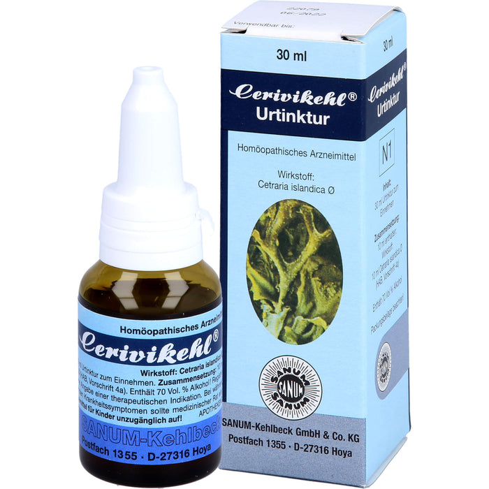 Cerivikehl Urtinktur Tropfen, 30 ml Lösung