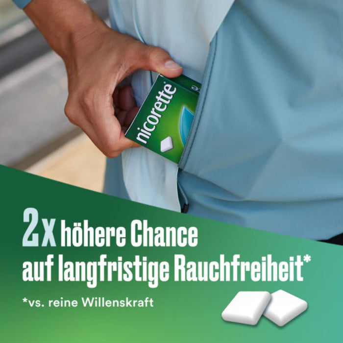 nicorette Kaugummi 2 mg Nicotin zuckerfrei freshmint, 105 St. Kaugummi