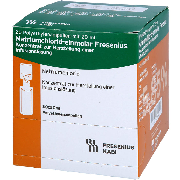 FRESENIUS KABI Natriumchlorid-einmolar Fresenius Konzentrat, 400 ml Lösung