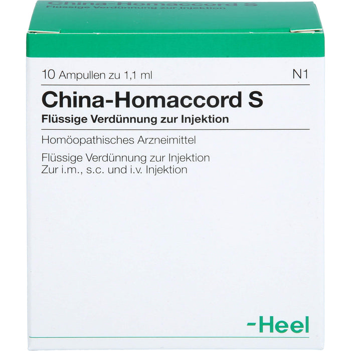 China-Homaccord  S Inj.-Lsg., 10 St. Ampullen
