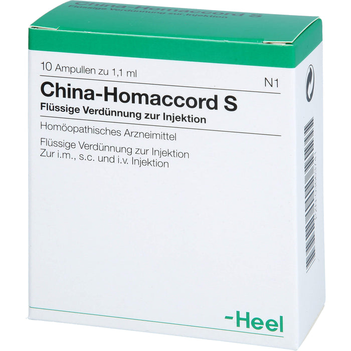 China-Homaccord  S Inj.-Lsg., 10 St. Ampullen