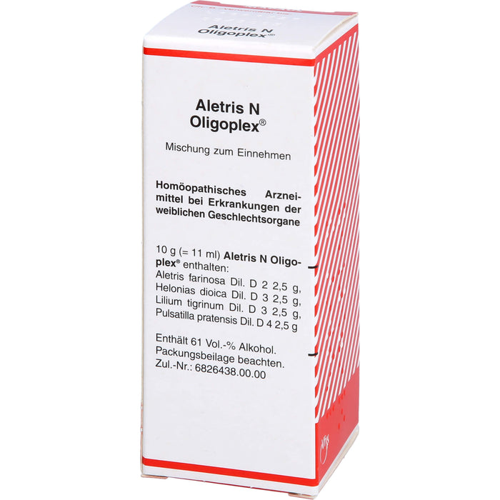 Aletris N Oligoplex Mischung bei Erkrankungen der weiblichen Geschlechtsorgane, 50 ml Lösung